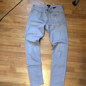 H&M MENS GRAY SKINNY FIT JEANS